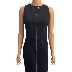 New York & Company navy blue dress.